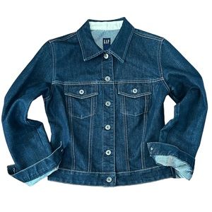GAP Dark Rinse Denim Jean Jacket Sice Small